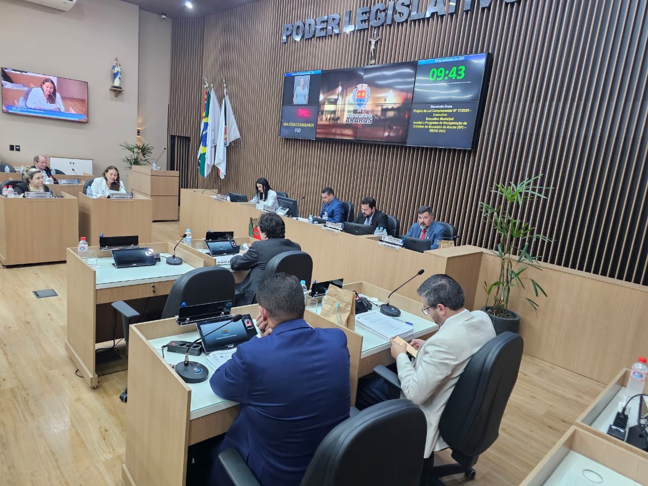 Visualize fotos 03/11/2025 7ª Sessão Extraordinária