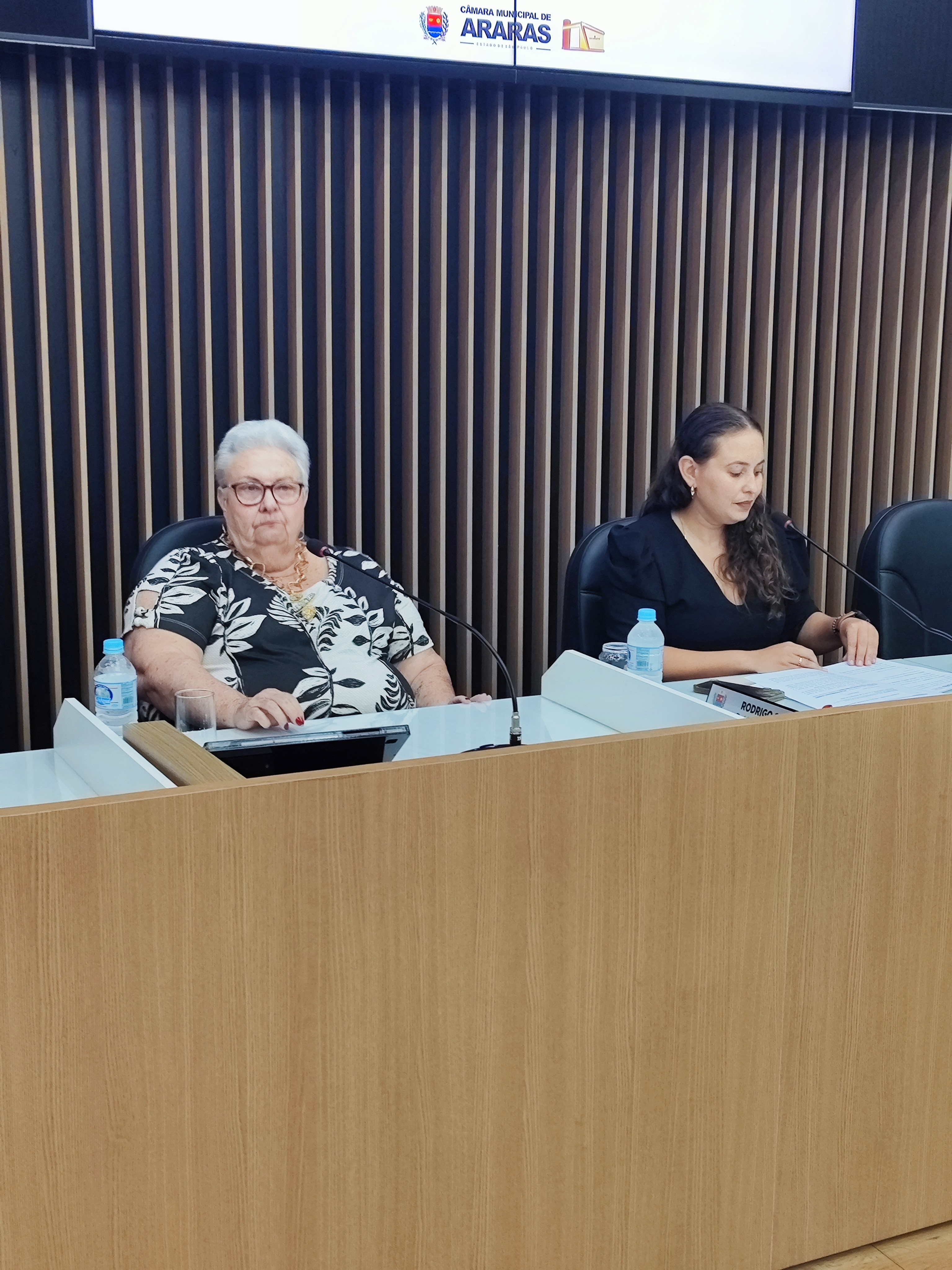 Visualize fotos 05/12/2025 Sessão Solene de entrega de Título de Cidadã à Srª. Anelise Abdalla