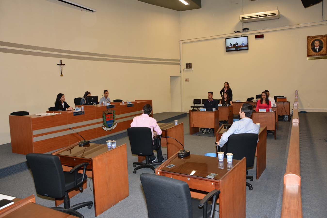 Visualize fotos 5ª Sessão Ordinária da Câmara-Jovem
