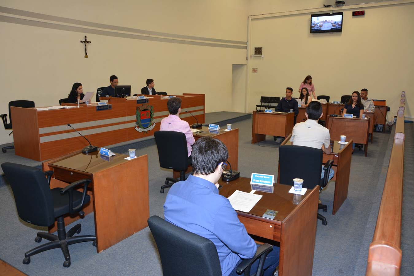 Visualize fotos 7ª Sessão Ordinária da Câmara-Jovem 
