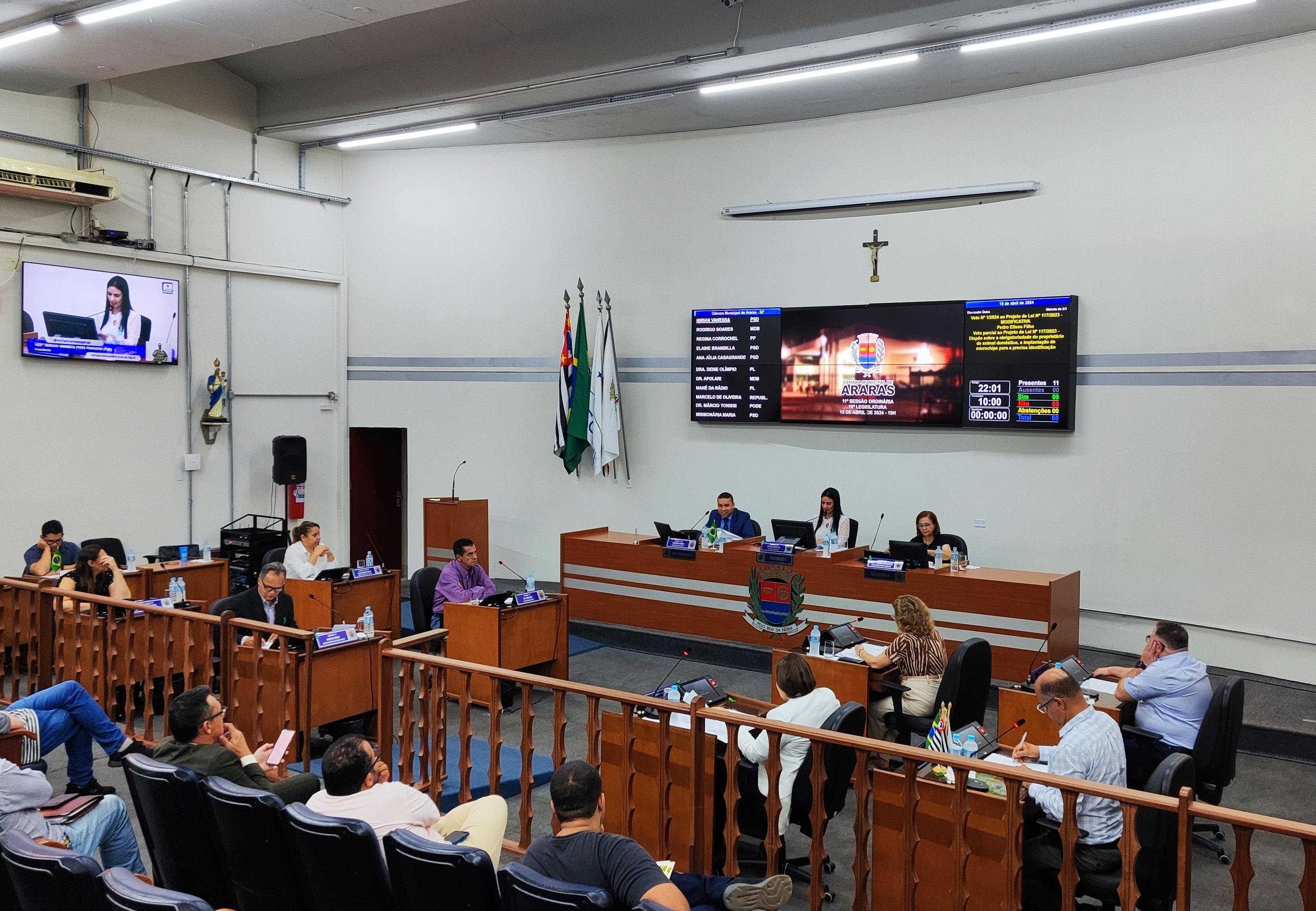 Parte dos vereadores da Câmara Municipal troca de partidos após período permitido pela legislação 