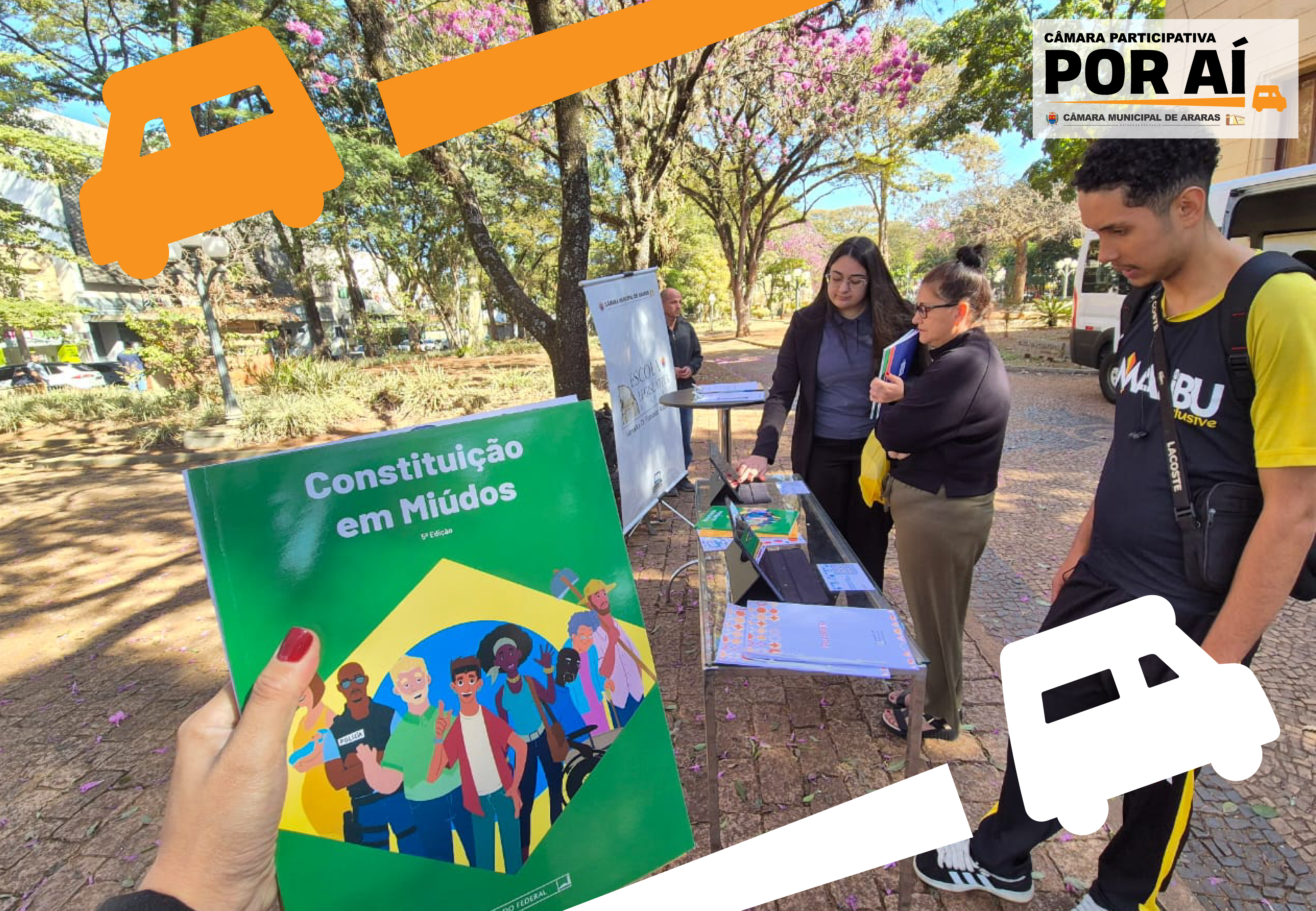 Câmara Cidadã Por Aí estreia na Praça Barão de Araras