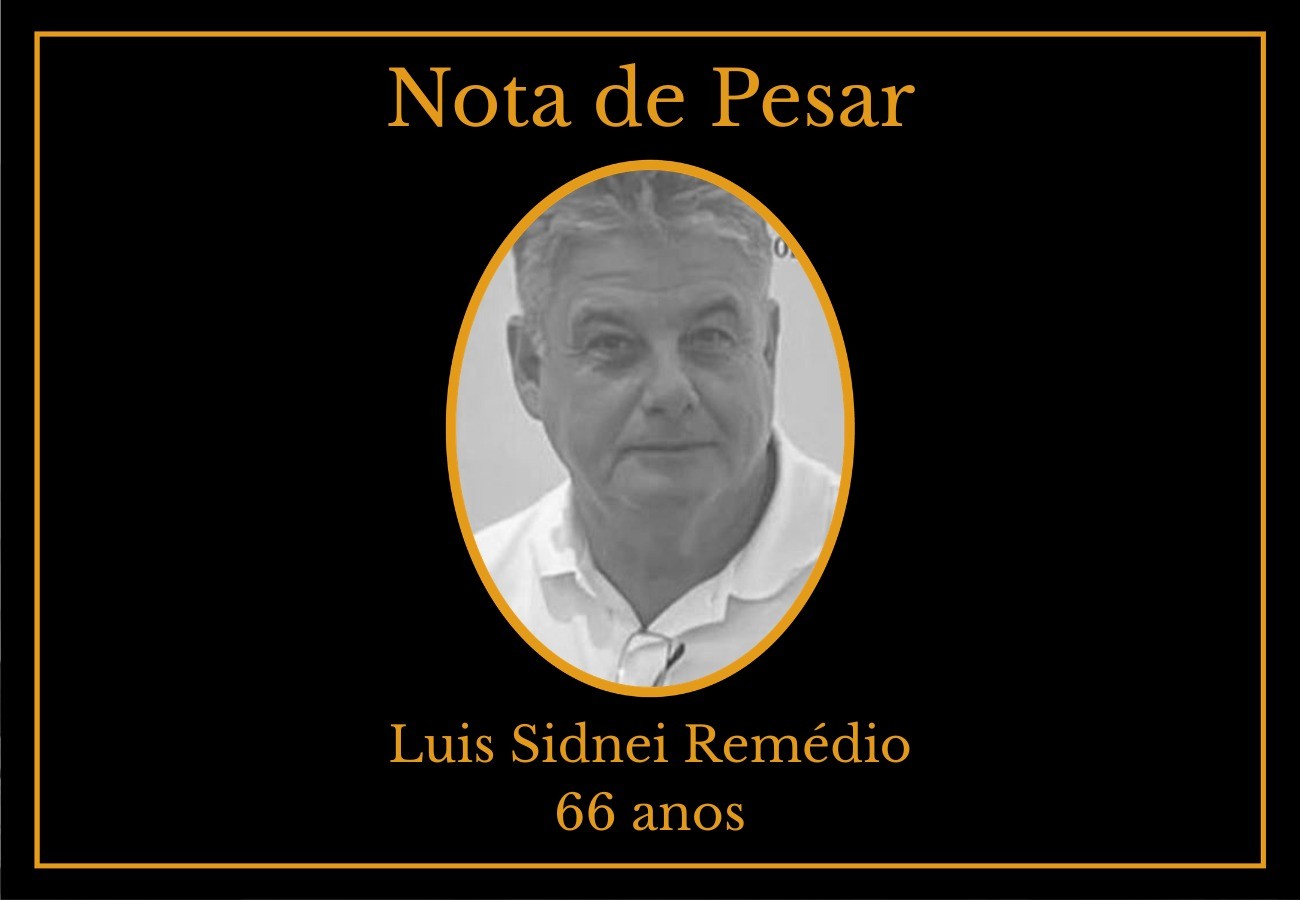 Nota de pesar pelo falecimento de Luis Sidnei Remédio 