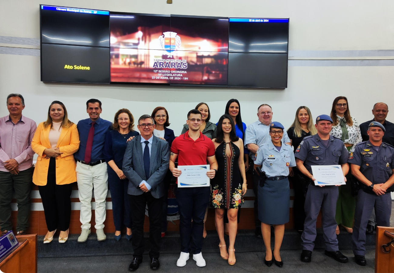 Título Policial Destaque é entregue aos homenageados